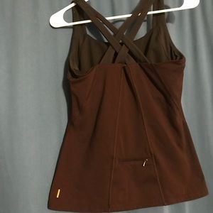 Dark Purple Lucy Crossback Tank - Like new!